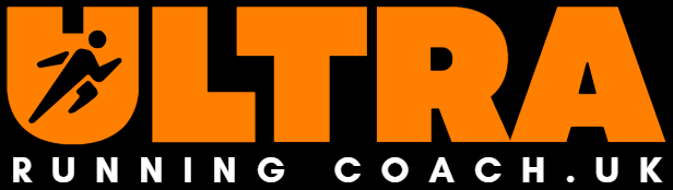 Ultra Running Coach logo on a black background